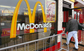 McDonald's впервые за 9 лет зафиксировал падение продаж