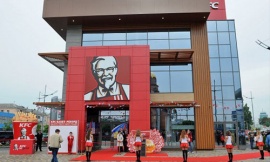 Крупнейший KFC Drive открылся в Киеве