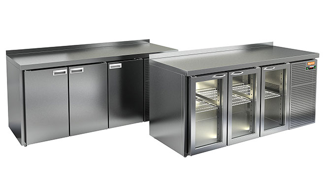 Холодильные столы HICOLD увеличенного объёма глубиной 600 мм
